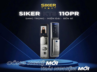 Khóa thông minh Siker – Giải pháp tiện nghi và sang trọng cho cửa gỗ
