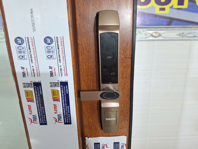 Khóa thông minh Siker cho cửa trượt quay nhôm PMA – Sang trọng, an toàn, tiện nghi