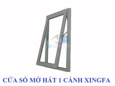 CỬA NHÔM XINGFA HỆ CỬA SỔ MỞ HẤT 1 CÁNH